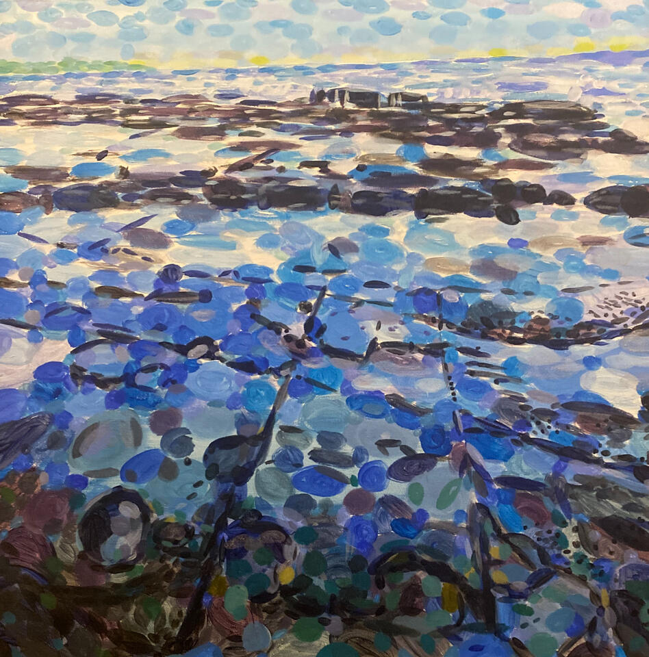 Salt and the Sea 20"x20" 2020 Private Collection